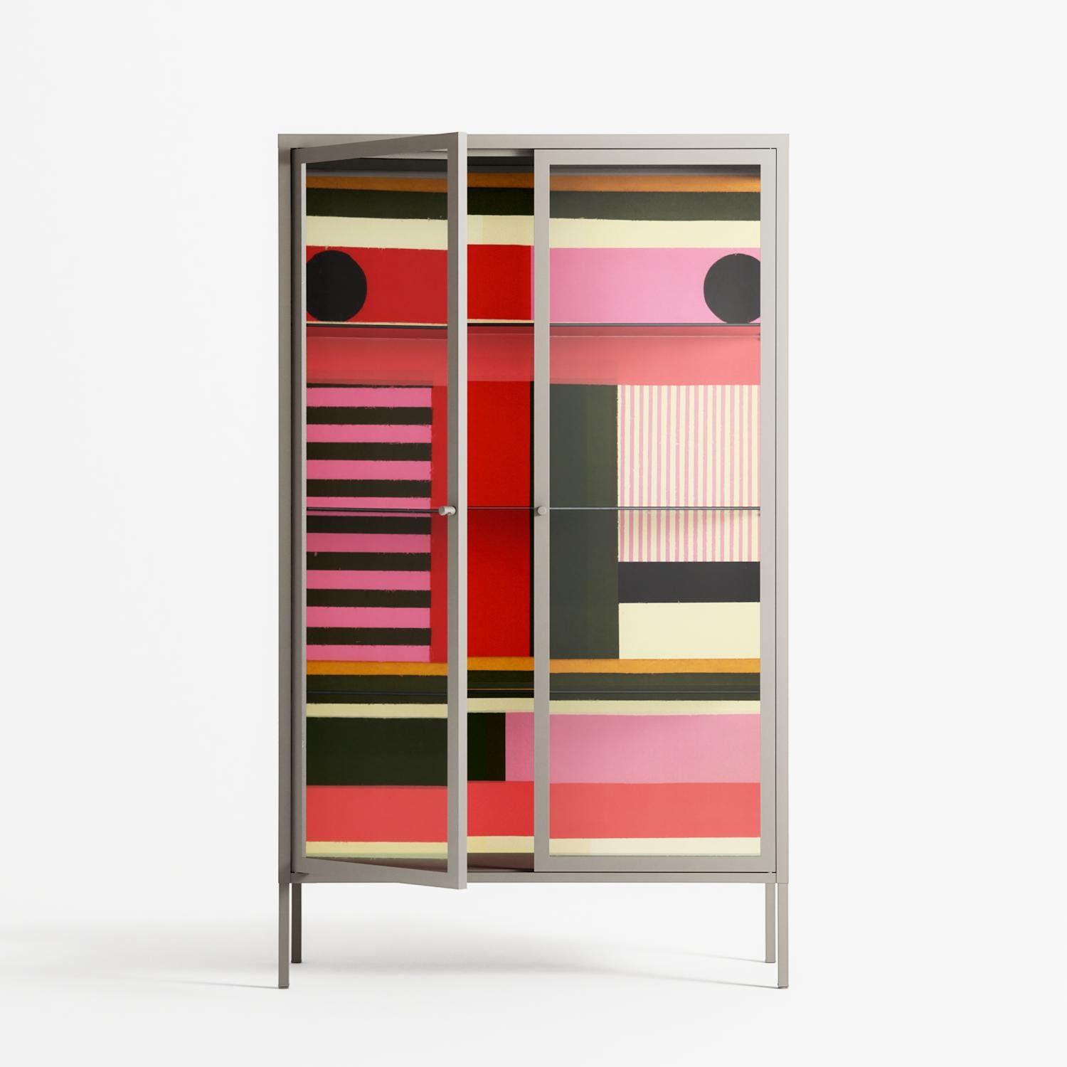 Harmonic - Cabinet - Rikki Hewitt - Pebble - Clear glass