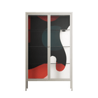 Plume - Cabinet - Rikki Hewitt - Pebble - Clear glass