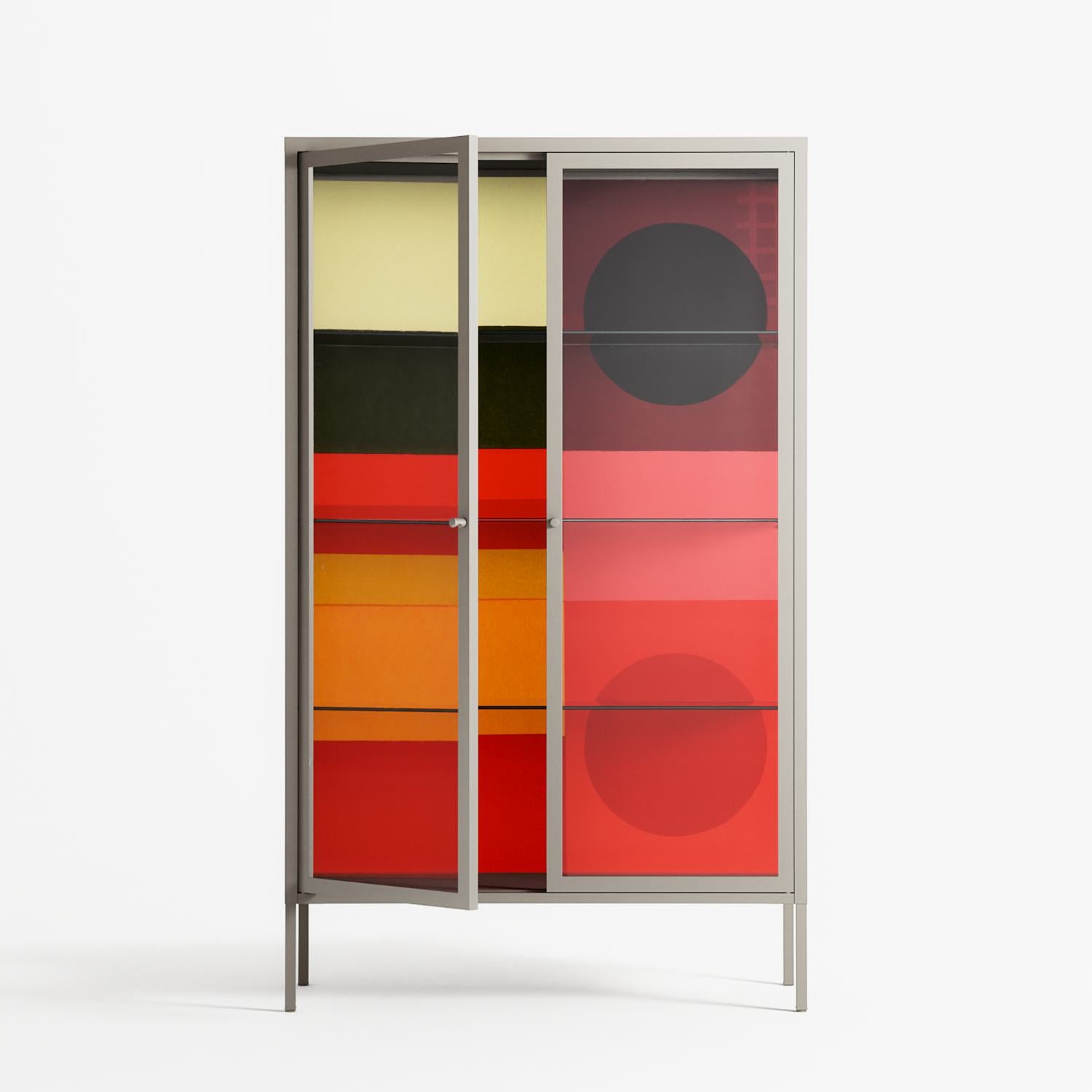 Turnstile - Cabinet - Rikki Hewitt - Pebble - Clear glass
