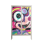 HappyFe - Cabinet - Maddalena Fanfani - Pebble - Clear glass