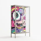 HappyFe - Cabinet - Maddalena Fanfani - Pebble - Clear glass