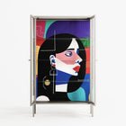 Chained To Perception - Cabinet - Mathilda Kienast - Pebble - Clear glass