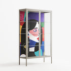 Chained To Perception - Cabinet - Mathilda Kienast - Pebble - Clear glass