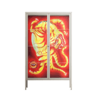 Burning Tiger - Cabinet - Mo Kalache - Pebble - Clear glass