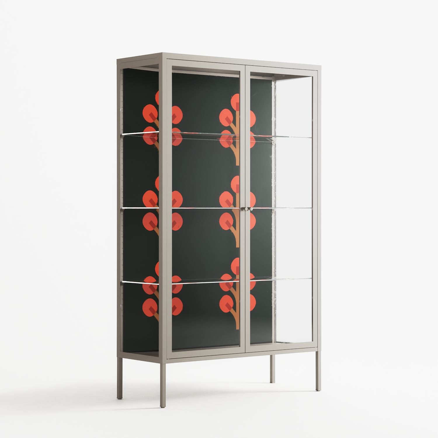 Berry Branch - Cabinet - Ethan Fender - Pebble - Clear glass
