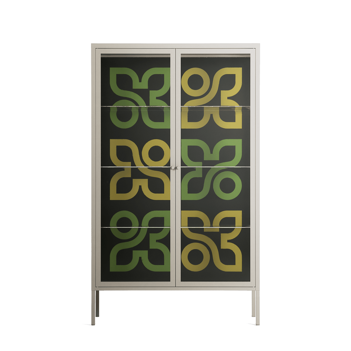 Ultra Bloom - Cabinet - Ethan Fender - Pebble - Clear glass