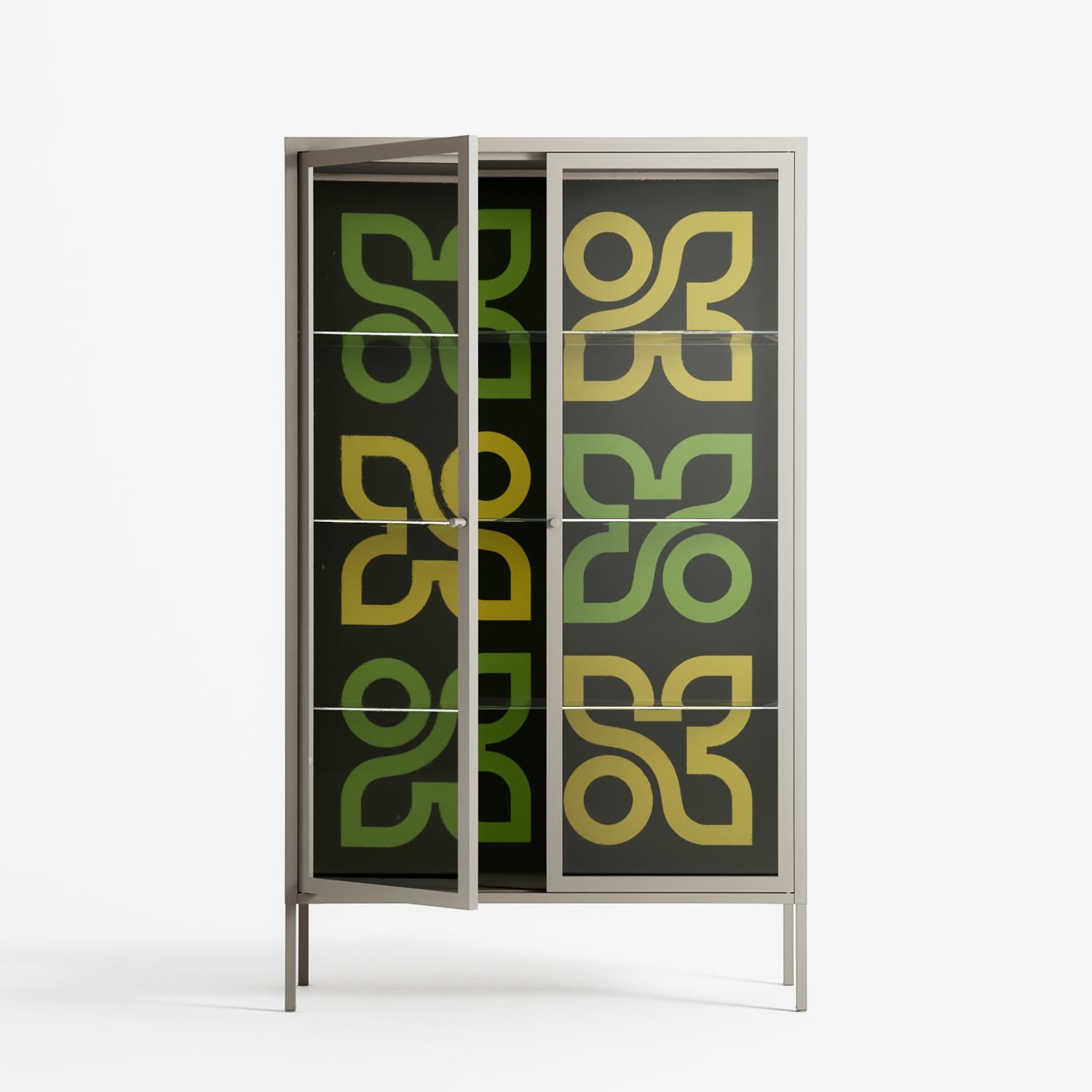 Ultra Bloom - Cabinet - Ethan Fender - Pebble - Clear glass