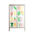 Shapes - Cabinet - Lydia Greaves - Pebble - Clear glass