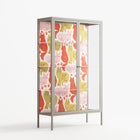 Cats - Cabinet - Lydia Greaves - Pebble - Clear glass