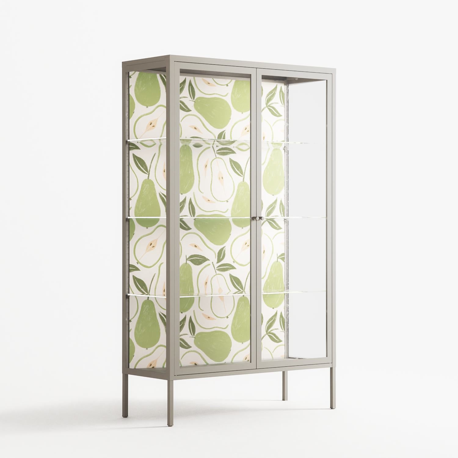 Pears - Cabinet - Lydia Greaves - Pebble - Clear glass