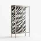 Wave In Wave - Cabinet - Guido De Boer - Pebble - Clear glass