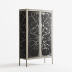 Black Potted Plant - Cabinet - Konrad Blaszczyk - Pebble - Overlay Glass