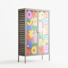 Fun Shapes - Cabinet - Sandra Hutter - Pebble - Overlay Glass