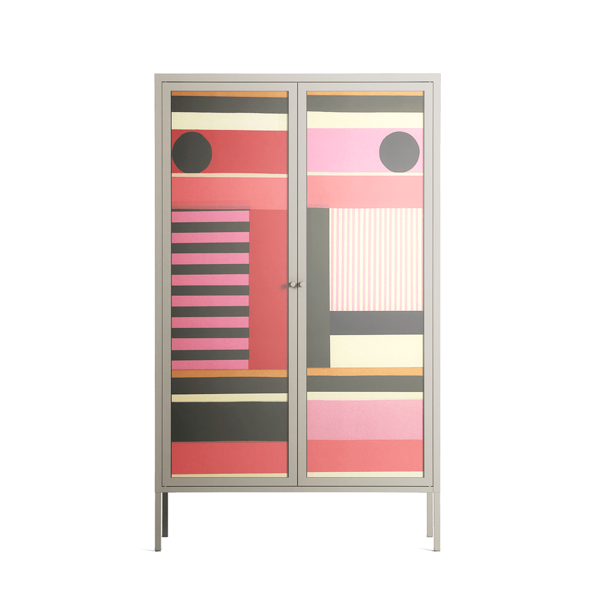 Harmonic - Cabinet - Rikki Hewitt - Pebble - Overlay Glass