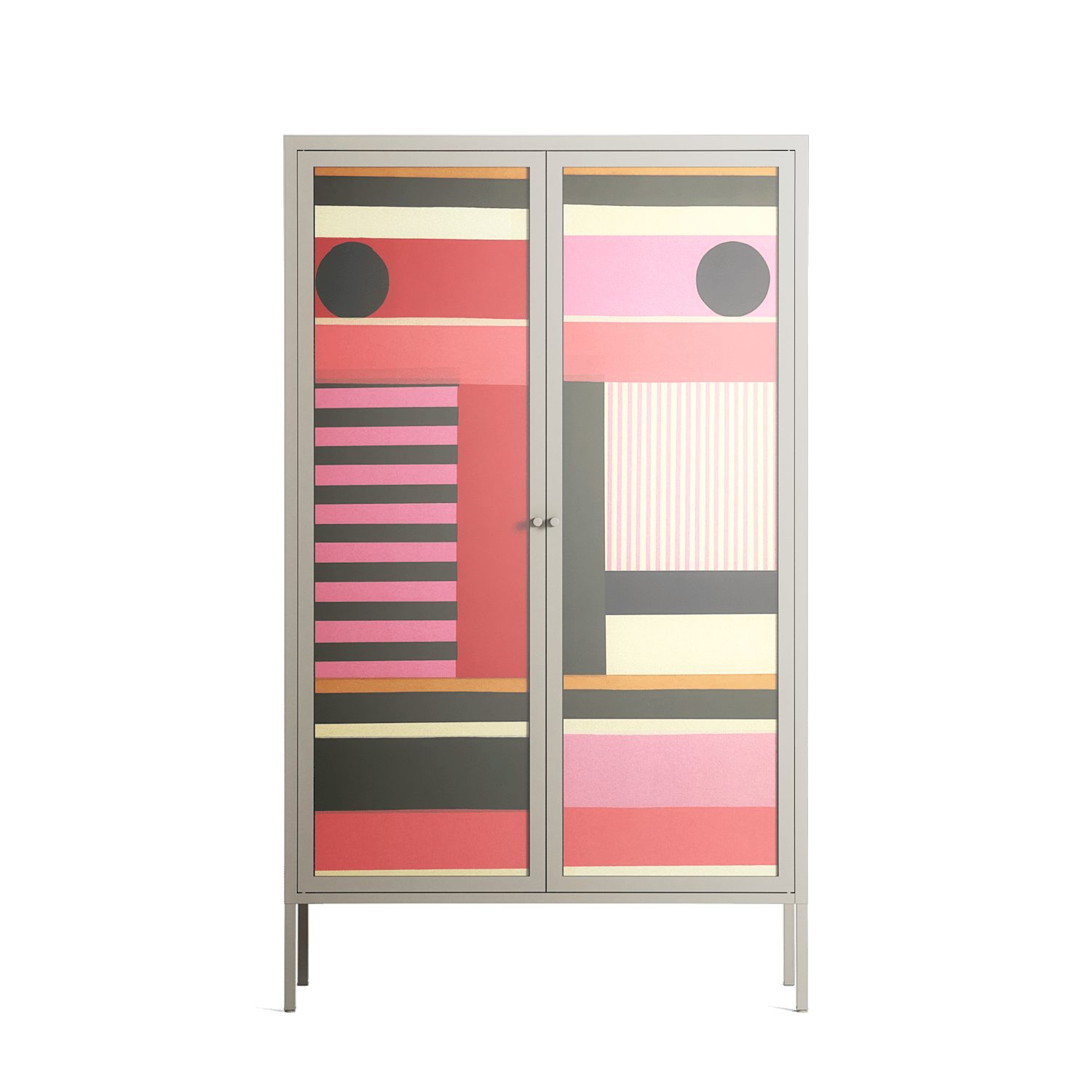 Harmonic - Cabinet - Rikki Hewitt - Pebble - Overlay Glass