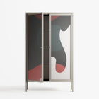 Plume - Cabinet - Rikki Hewitt - Pebble - Overlay Glass