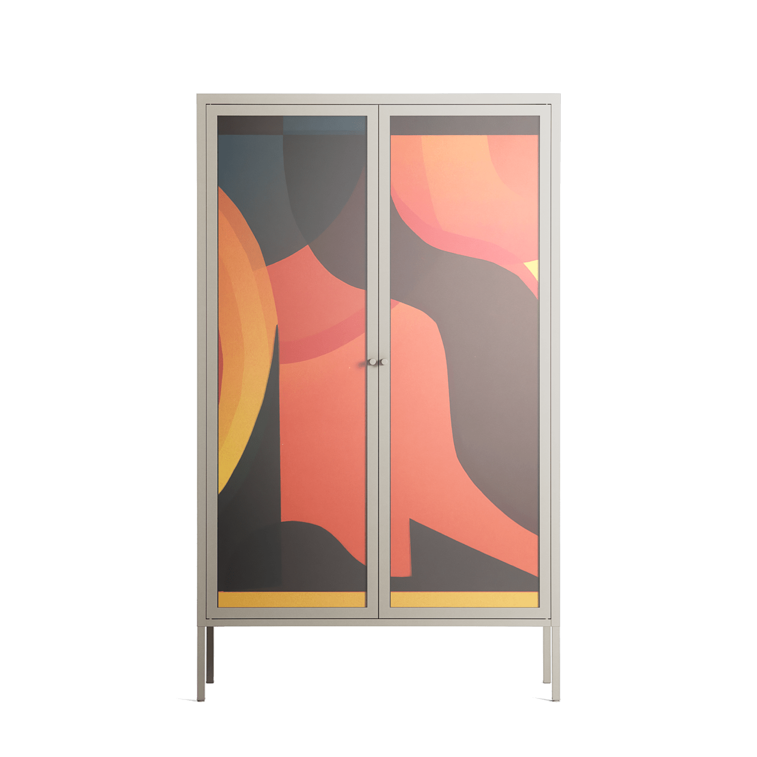 Swift - Cabinet - Rikki Hewitt - Pebble - Overlay Glass