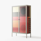 Turnstile - Cabinet - Rikki Hewitt - Pebble - Overlay Glass