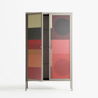 Turnstile - Cabinet - Rikki Hewitt - Pebble - Overlay Glass