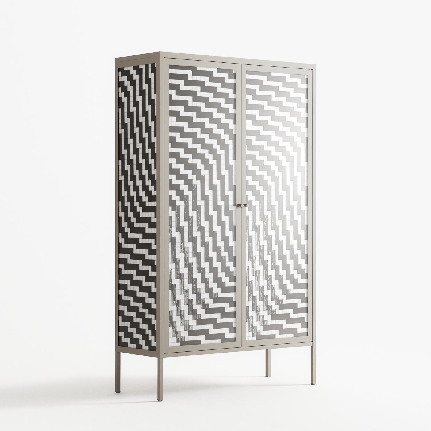 Wave In Wave - Cabinet - Guido De Boer - Pebble - Overlay Glass