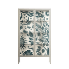 Ode to Summer 3 - Cabinet - Diana Catchpole - Pebble - Clear glass