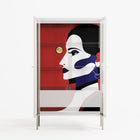 Unseen In Plain Sight - Cabinet - Mathilda Kienast - Pebble - Clear glass