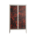 Wottosque Red - Cabinet - Craig Watkins - Pebble - Clear glass