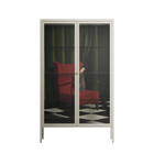 The Man Behind The Curtain - Cabinet - Kristin Eriksson - Pebble - Clear glass