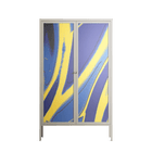 Blue Gale - Cabinet - Oluwaseyi Samuel Adebayo - Pebble - Overlay Glass