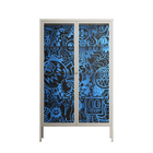 The Blue Line - Cabinet - Craig Watkins - Pebble - Clear glass