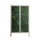 Wottosque Green - Cabinet - Craig Watkins - Pebble - Clear glass