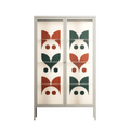Curious Creatures - Cabinet - Ethan Fender - Pebble - Clear glass