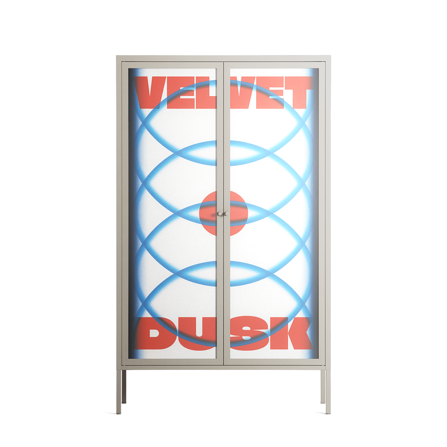 Velvet Dusk - Cabinet - Oluwaseyi Samuel Adebayo - Pebble - Overlay Glass