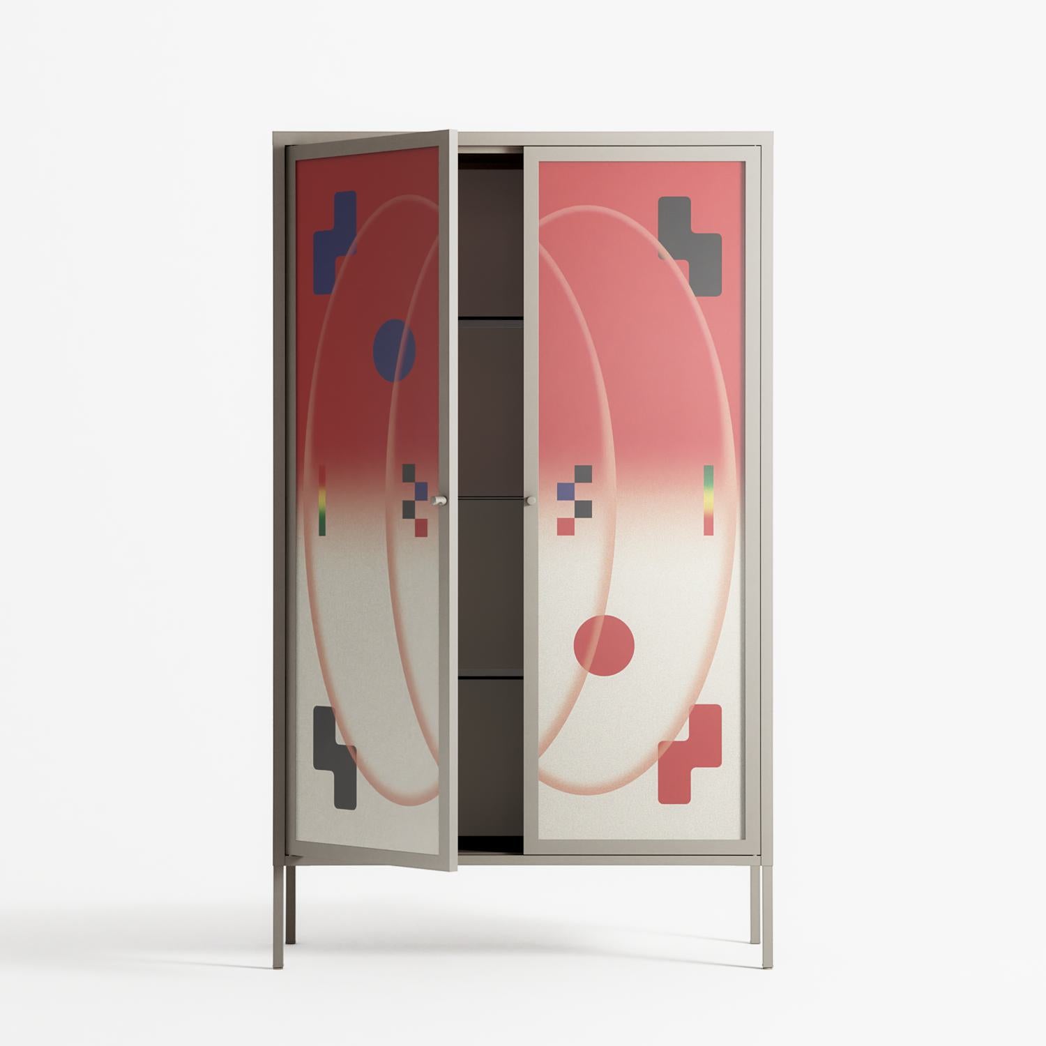 Parallel Mirage - Cabinet - Oluwaseyi Samuel Adebayo  - Pebble - Overlay Glass