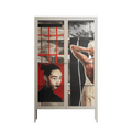 Where We Belong - Cabinet - Sophie Goudman-Peachey - Pebble - Clear glass