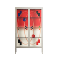 Parallel Mirage - Cabinet - Oluwasheyi Adebayo - Pebble - Clear glass