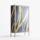 Blue Gale - Cabinet - Oluwaseyi Samuel Adebayo - Pebble - Overlay Glass