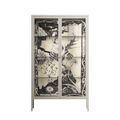 Oberon and Elgar - Cabinet - Naia Escribano - Pebble - Clear glass