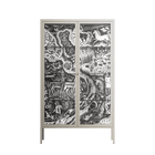 Flight Of Fancy 3 - Cabinet - Diana Catchpole - Pebble - Clear glass