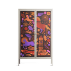 The Secret Herb Garden In The Forest 2 - Cabinet - Nick Liefhebber - Pebble - Clear glass