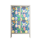 Shapes Blue - Cabinet - Lydia Greaves - Pebble - Clear glass