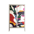 Fragments Of A Painted Souls - Cabinet - Mathilda Kienast - Pebble - Clear glass