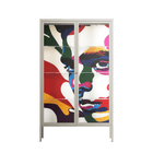 Fragments Of A Painted Souls - Cabinet - Mathilda Kienast - Pebble - Clear glass