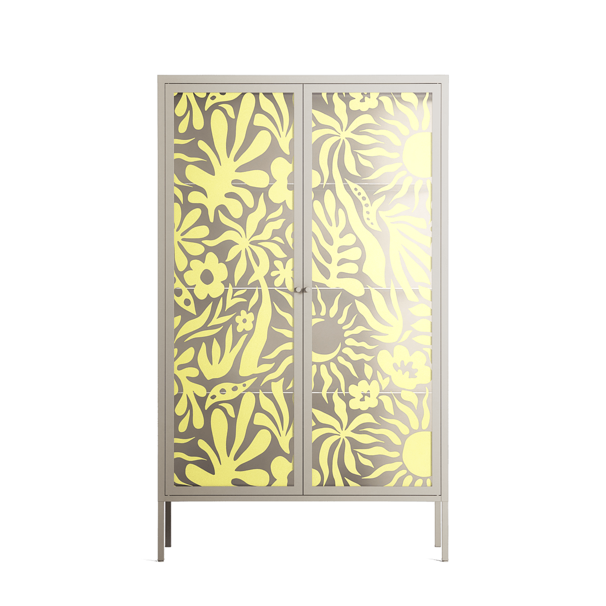 Summer Sensation - Cabinet - Amy Suther - Pebble - Overlay Glass