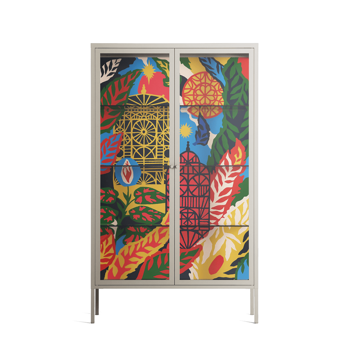 The Towering Hall Full Of Light - Cabinet - Nick Liefhebber - Pebble - Clear glass