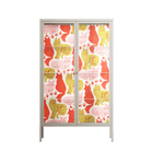 Cats - Cabinet - Lydia Greaves - Pebble - Clear glass