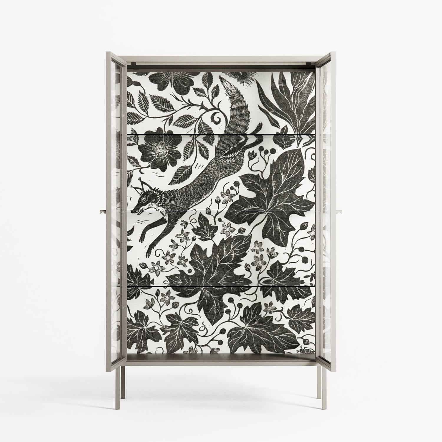Ode to Summer 4 - Cabinet - Diana Catchpole - Pebble - Clear glass