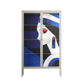 Beyond The Veil Of Consciousness - Cabinet - Mathilda Kienast - Pebble - Clear glass