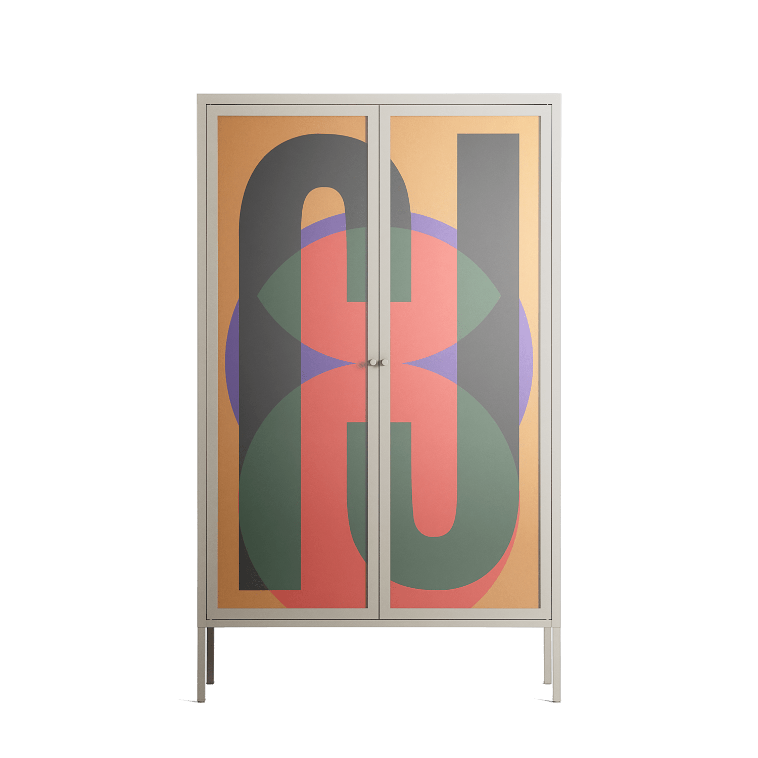 JJ - Cabinet - Oluwaseyi Samuel Adebayo - Pebble - Overlay Glass