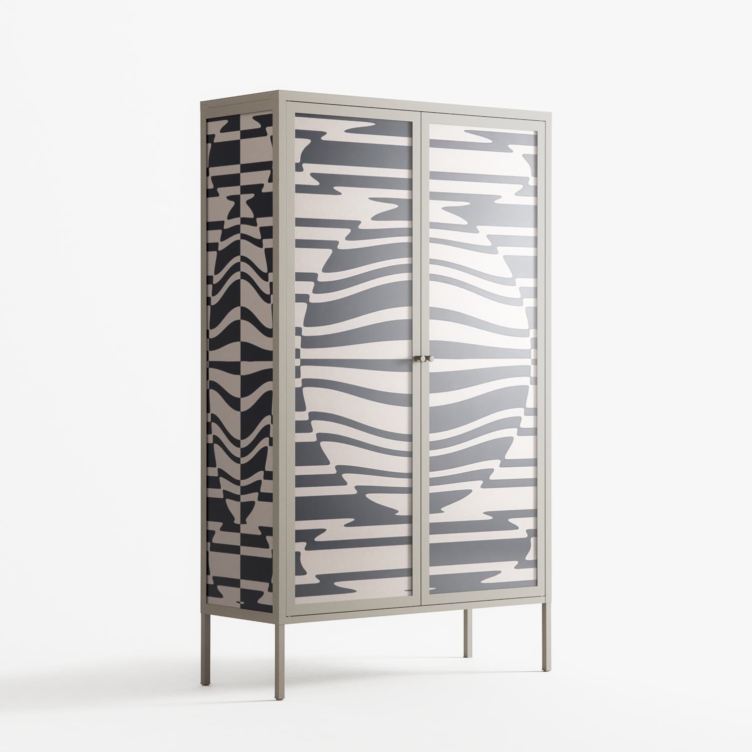 Wave Lens - Cabinet - Oluwaseyi Samuel Adebayo - Pebble - Overlay Glass